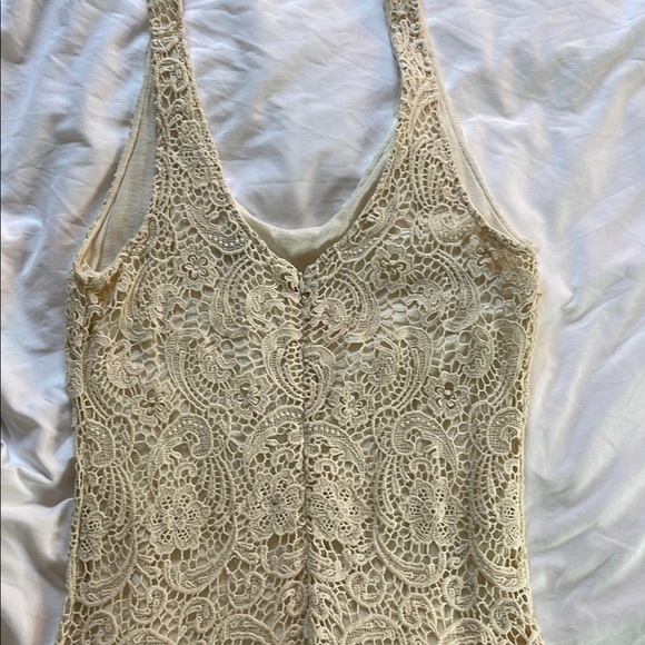 Bobi Cream Lace Dress - medium - Picture 2 of 3